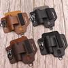 Multitool Belt Sheath Faux Leather EDC Belt Organizer 3 Pockets Belt Pouch with Flashlight Holder Pen Holder Keychain Clip for Men