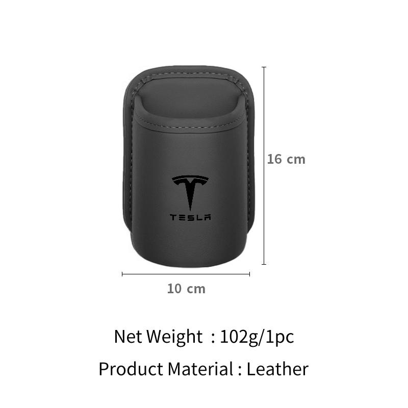 ALO1 Car Valve Door Cup Holder Box Drink Storage Bin Organizer Pocket For Tesla Model 3 Y S X 2021 Roadster Cybertruck Juguete