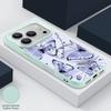 Фантастический чехол с принтом бабочек для iPhone 17 18 Pro Max Силиконовый чехол с текстурой кожи для iPhone 16 15 14 13 Pro Max 17E