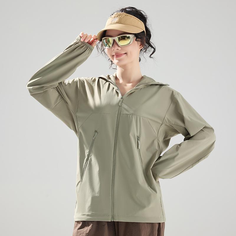 Outdoor original yarn sunscreen clothing women's thin jacket spring and summer men's cool quick-drying breathable sunscreen clothing sports jacket