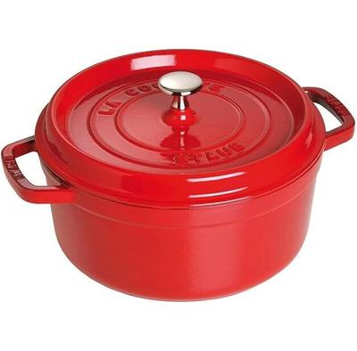 Кокотница Zwilling Staub, круглая, 26 см, вишнево-красная, 5.2 л (40509-840-0)
