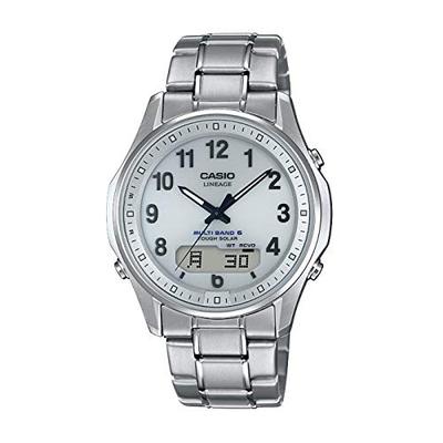 Часы Casio Lineage (Официальный японский продукт) Мужские серебристые солнечные радиоуправляемые часы LCW-M100TSE-7AJF