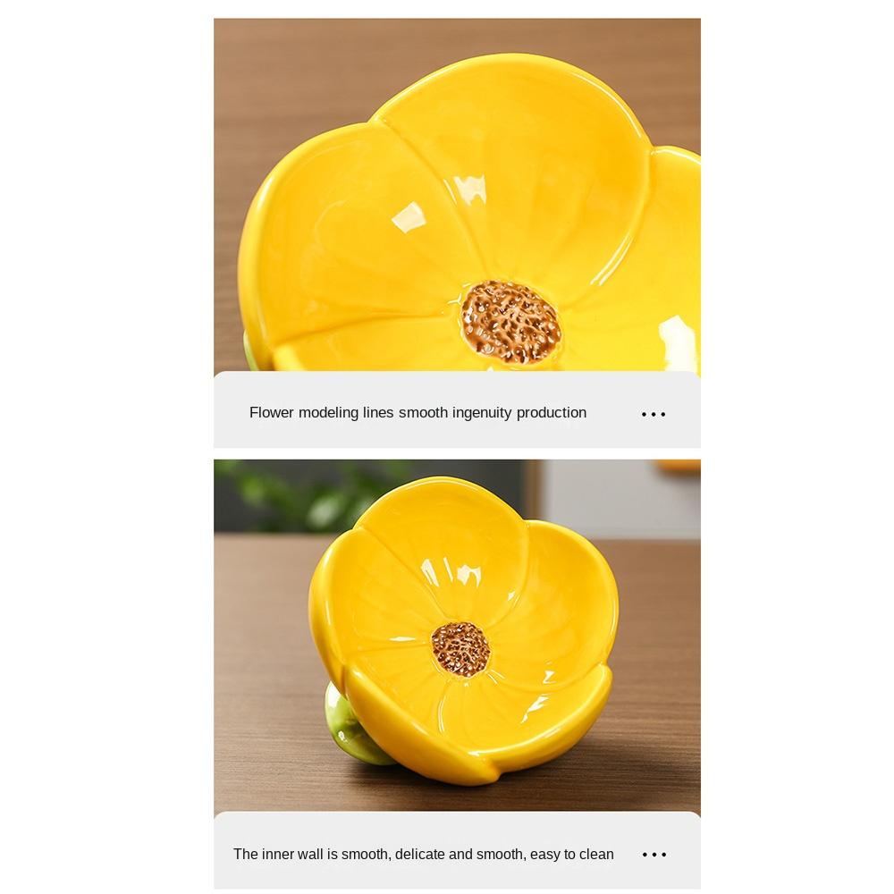 Handmade Tulip Flowers Storage Tray Decorative Flowers Shape Trinket Dish  Women