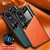 For Reno10 Case PU Leather Car Magnetic Hard PC Cover For Oppo Reno 10 Pro Plus 5G 11 11F Reno11 Reno11F Phone Cases