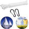 Braided Rope With Hooks 38ft/11.5m Accessories Clotheslines