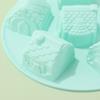 Силиконовая форма для торта на 6 ячеек, силиконовый материал, 3D-форма, инструмент для выпечки, поделки своими руками, антипригарная поверхность, форма для пряничного домика