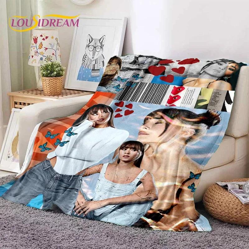 3D Cute Aitana Spanish Singer Soft Flannel Blanket for Beds Bedroom Sofa Picnic,Throw Blanket for Cover Outdoor Leisure Nap Gift