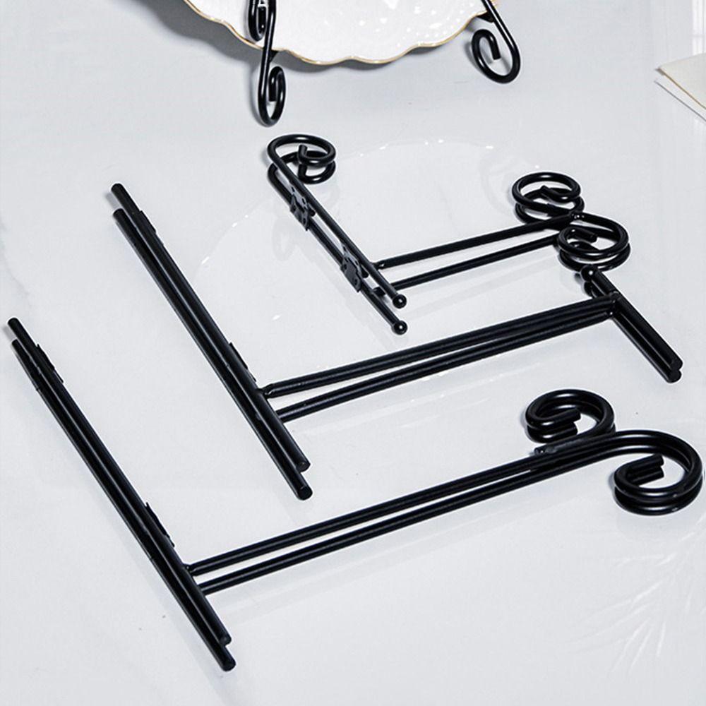 Iron Plate Stands Solid Photo Pedestal Durable Display Stand  Home Decoration
