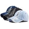 Fashionable Casual Summer Unisex Peaked Hat Washed All Match Denim Adjustable Simple Baseball Caps