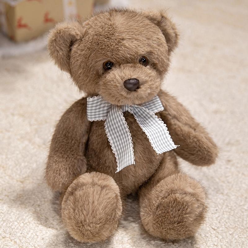 Cute Bears Stuffed Plush Toys Soft Animal Dolls For Kids Birthday Valentine'S Day Gifts Home Decor Party Bear Plushies