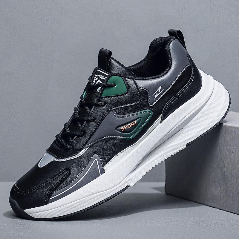 Мужская обувь осень новая мода тонкие дышащие корейская версия тренд универсальные мальчики низкие спортивные повседневные папы модные туфли