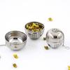 1PC Seasoning Ball Ball Shape Stainless Steel Tea Infuser SpiceBall  With Rope Chain