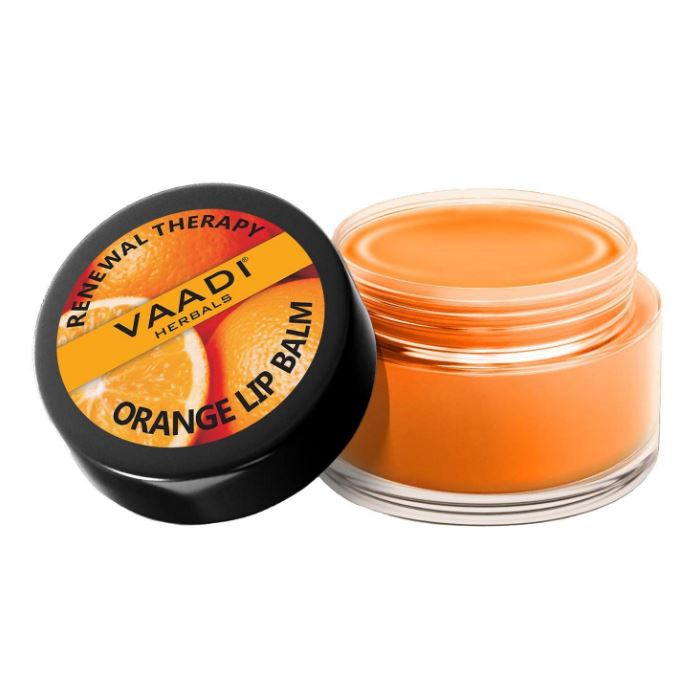 Lip Balm with Orange (10 G), Orange Lip Balm Vaadi Herbals