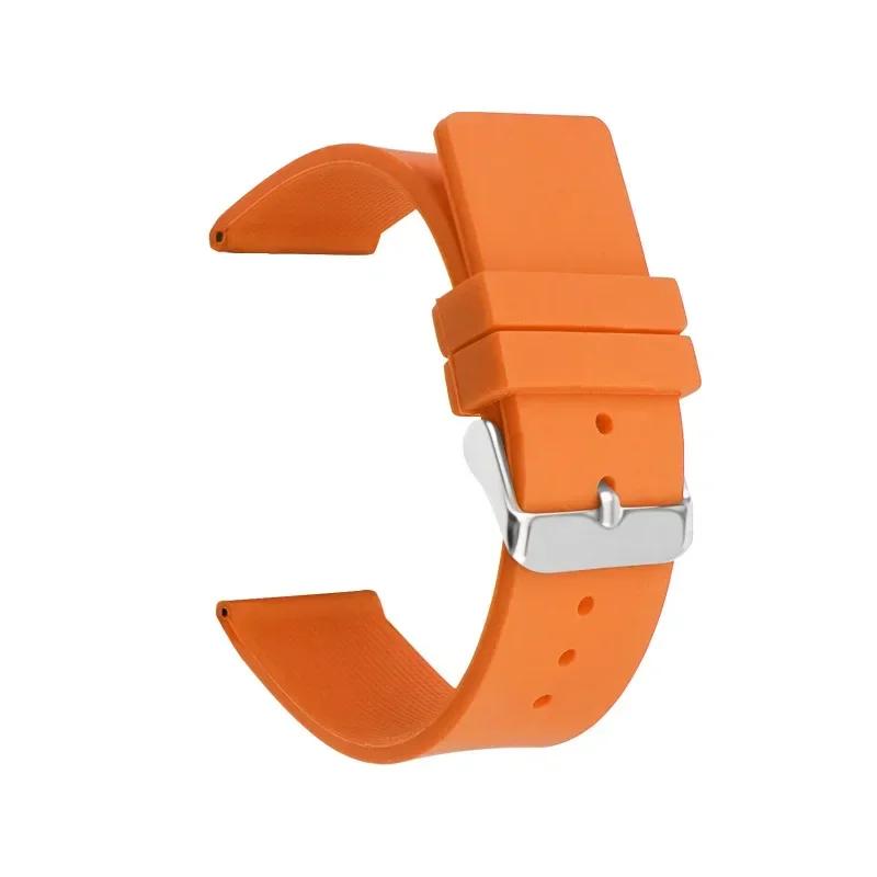 12 мм 14 мм 16 мм 18 мм 20 мм 22 мм 24 мм силиконовый ремешок для Omega мягкий резиновый ремешок конфетного цвета для мужчин и женщин сменные аксессуары для браслета