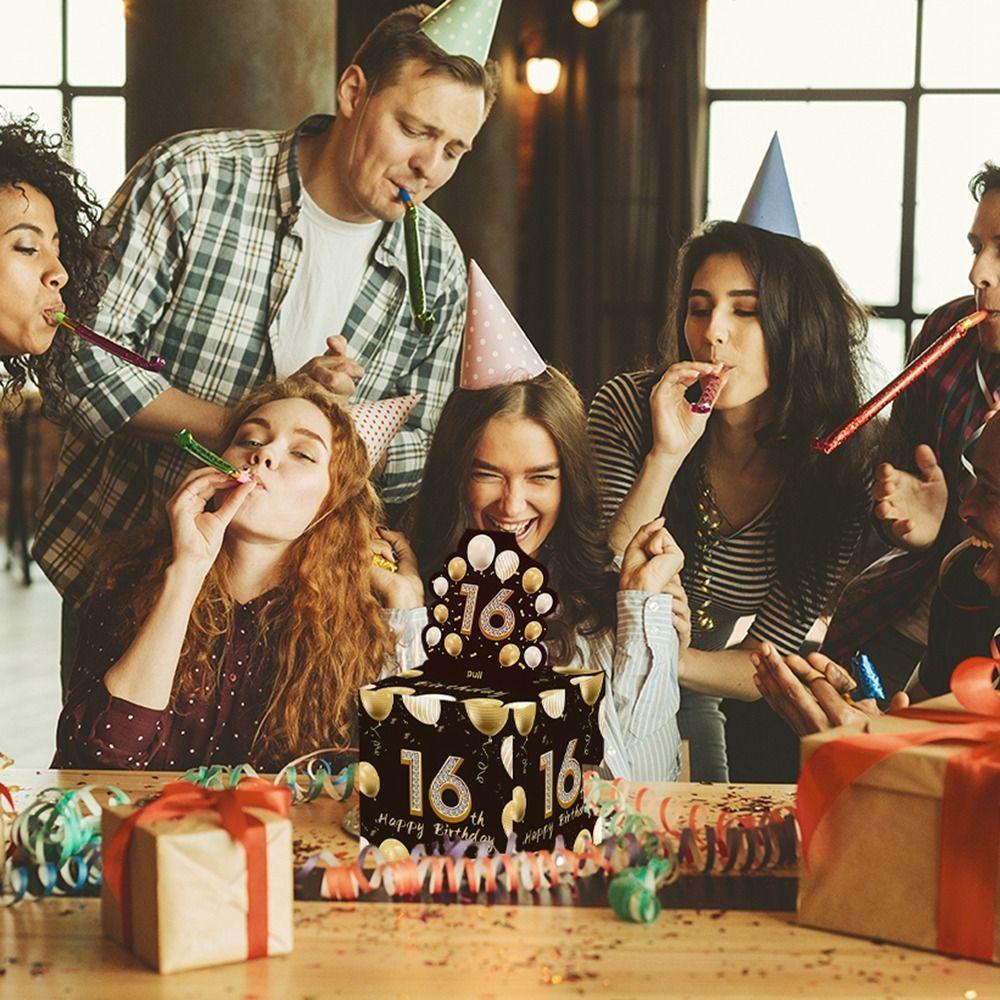 16th 18th 21st Birthday Money Box Birthday Surprise Money Gift Boxes Surprise Money Box Party