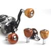 Fishing Rocker Fishing Reel Part Rocker Arm Solid Wood Fishing Reel Handle Arm Knob Fishing Reel Handle Knob Replacement