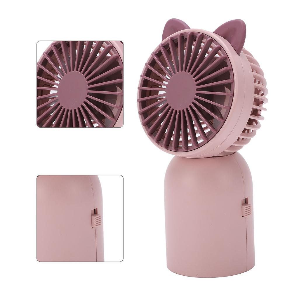 Ручной вентилятор с милым внешним видом кота, USB-зарядка, портативный вентилятор с кнопочным переключателем, мини-вентилятор для детей
