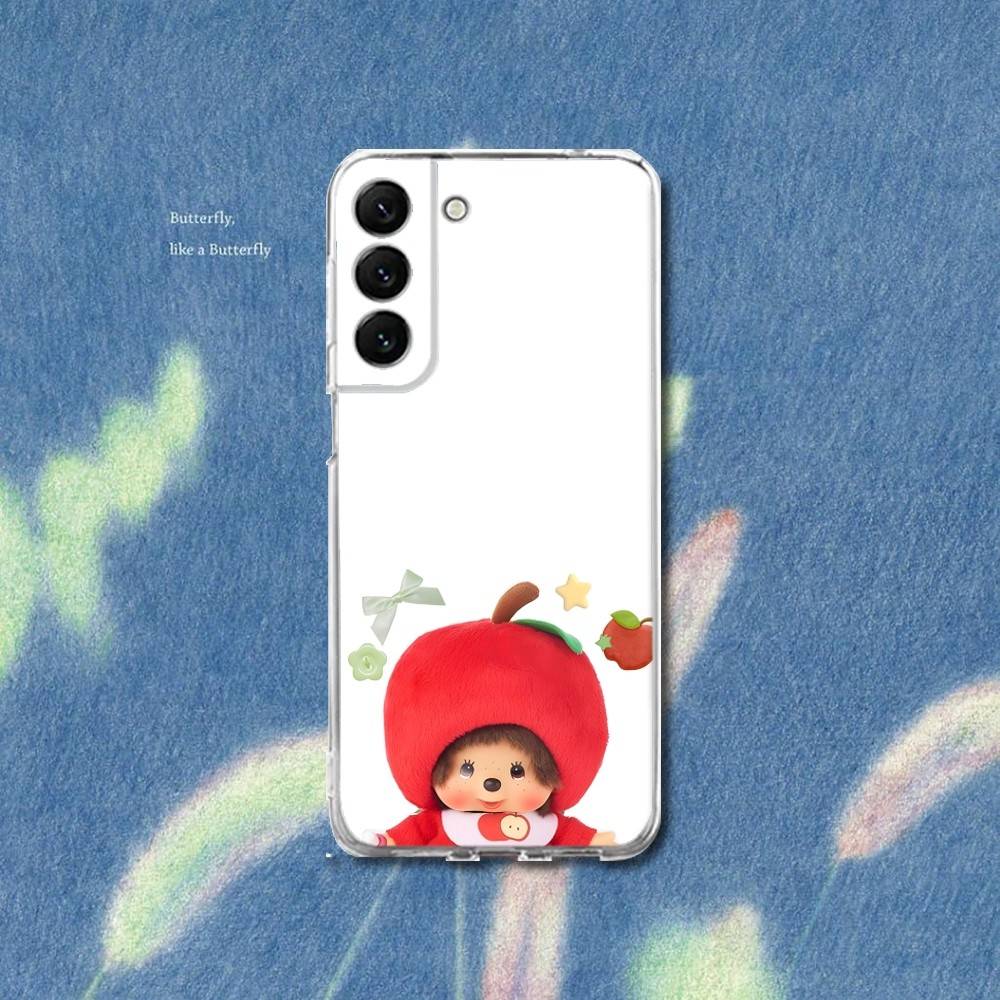 Милый M-Monchhichis Чехол для телефона Силиконовый Для Samsung S30,S23,21,22,20 Ultra,S20 FE lite,S10,9,PIus Note20ultra Чехол Прозрачный