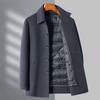 Autumn and Winter Men's Jacket Middle-aged Men's Thermal Coat Business Casual Men's Clothing
