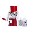 Rotary Cheese Grater Kitchen Mandoline Vegetable Slicer with 3 Interchangeable Blades Grater for Fruit Vegetables Nuts