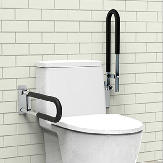 Toilet Grab Free Flipping Foldable Anti-static Non-slip Aluminium Alloy Anti Corrosion Folding Handrail Home