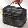 1/2/3 Layers Mesh Cosmetic Bags Zipper Perspective Makeup Bag Casual Cosmetic Storage Bag  Women