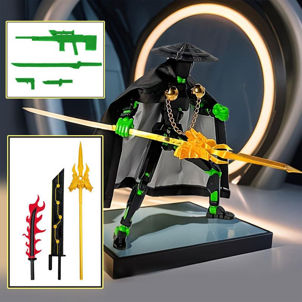 Мобильный набор кукол, 3D-робот-титан, подвижная кукла, подходит для коллекционеров, украшение для рабочего стола