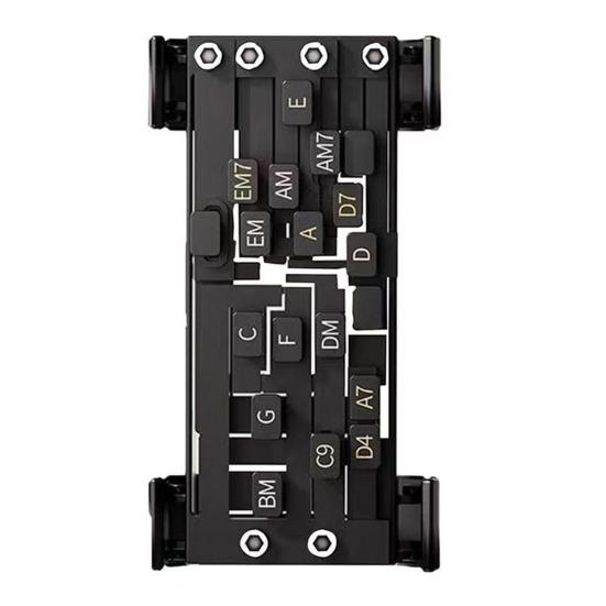 Приспособление для зажима аккордов гитары для начинающих, для гитаристов с артритом, помощник для аккордов гитары, тренажер, портативный клип-он для акустической и электрогитары, инструменты для обучения