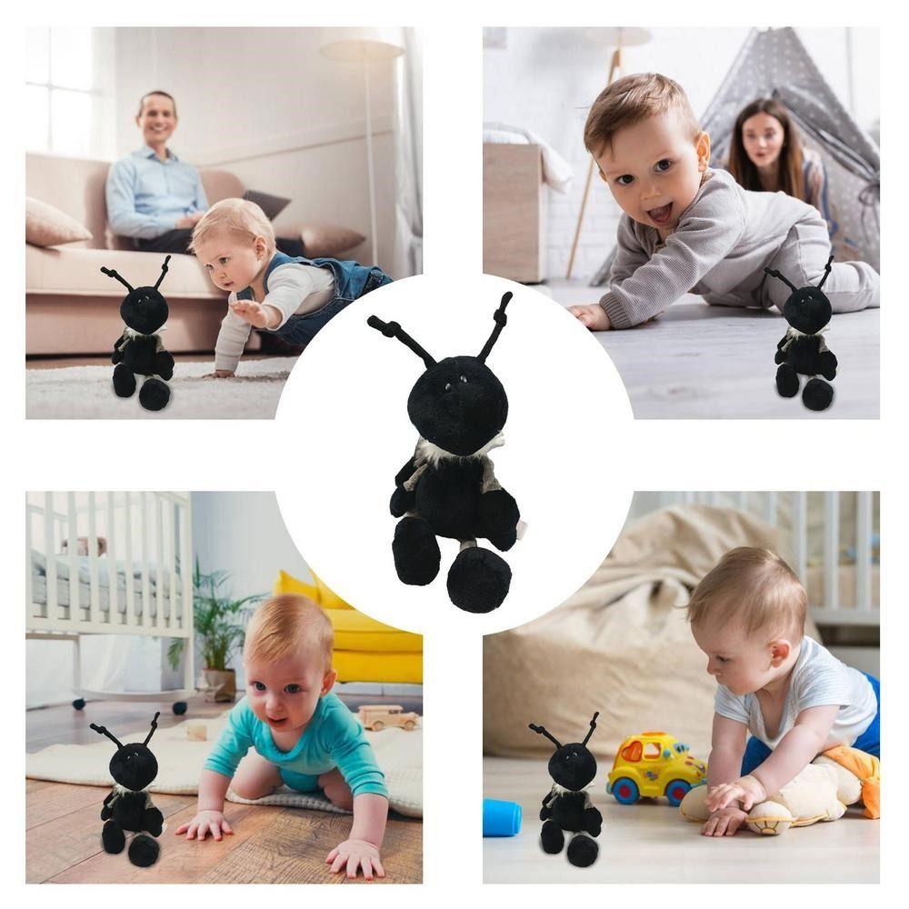 Plush Doll Ant Plush Toys with Scarf Stuffed Ant Animals Cuddly Ant Peluche Doll Kids Toy