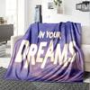 1pc Blanket - movie In Your Dreams Print Design,Lightweight Blanket for Sofa,Bed- Soft &Warm,Gift for All Seasons