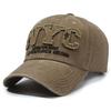 Vintage washed NYC embroidered baseball cap men's and women's soft top curved brim sun hat fashionable outdoor breathable cap