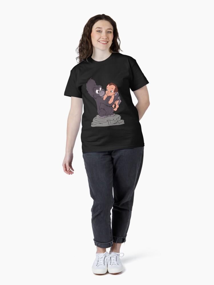 Tarzan Baby Tarzan Sticker Classic T-Shirt