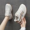 Летняя женская обувь новые дышащие маленькие белые туфли детские универсальные корейская версия на толстой подошве увеличивающие рост спортивная обувь повседневные туфли папы женские