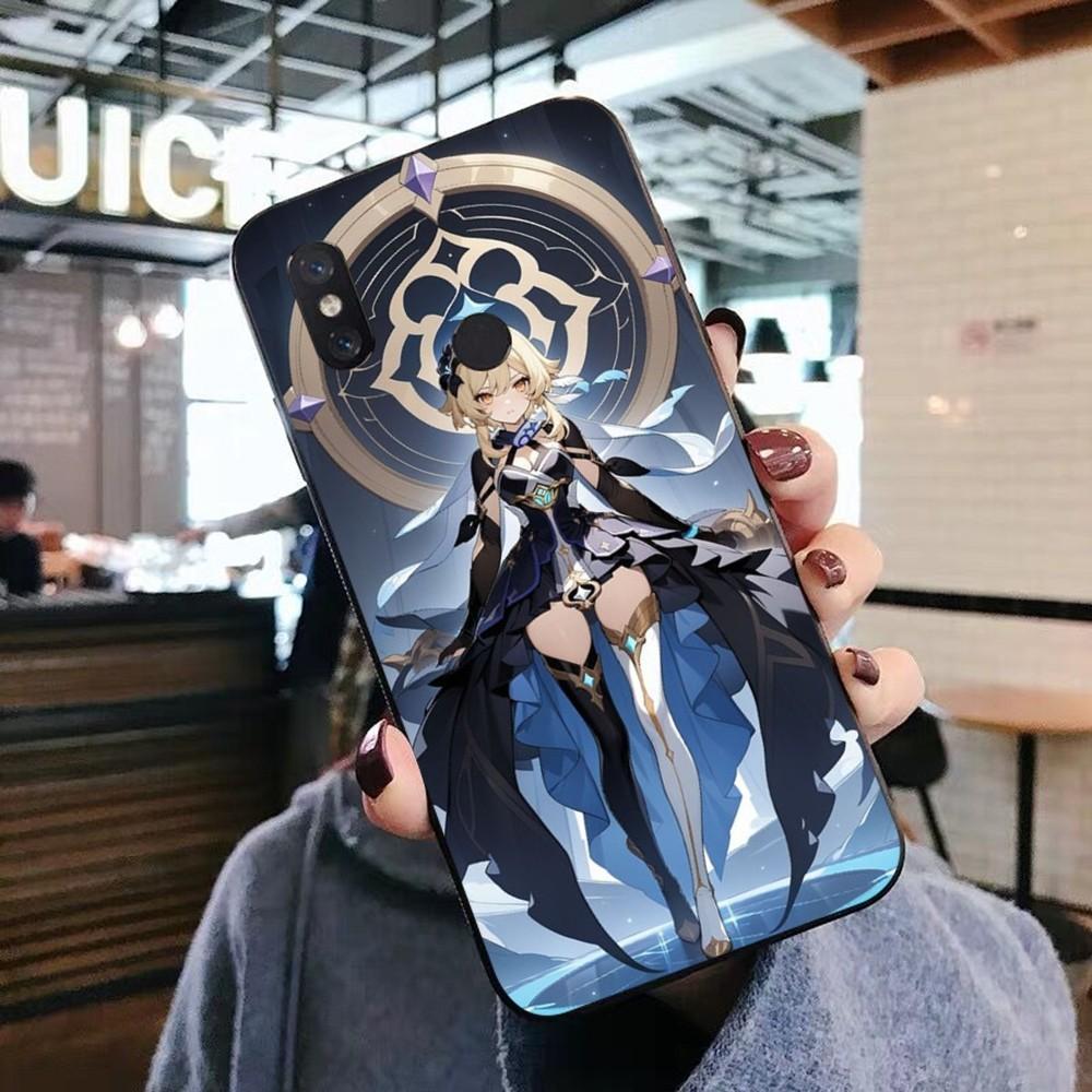 Genshin Impact Anime Phone Case For Xiaomi Mi 5X 8 9 10 11 12 Lite Pro 10T PocoX3pro PocoM3 Note 10 Pro Lite