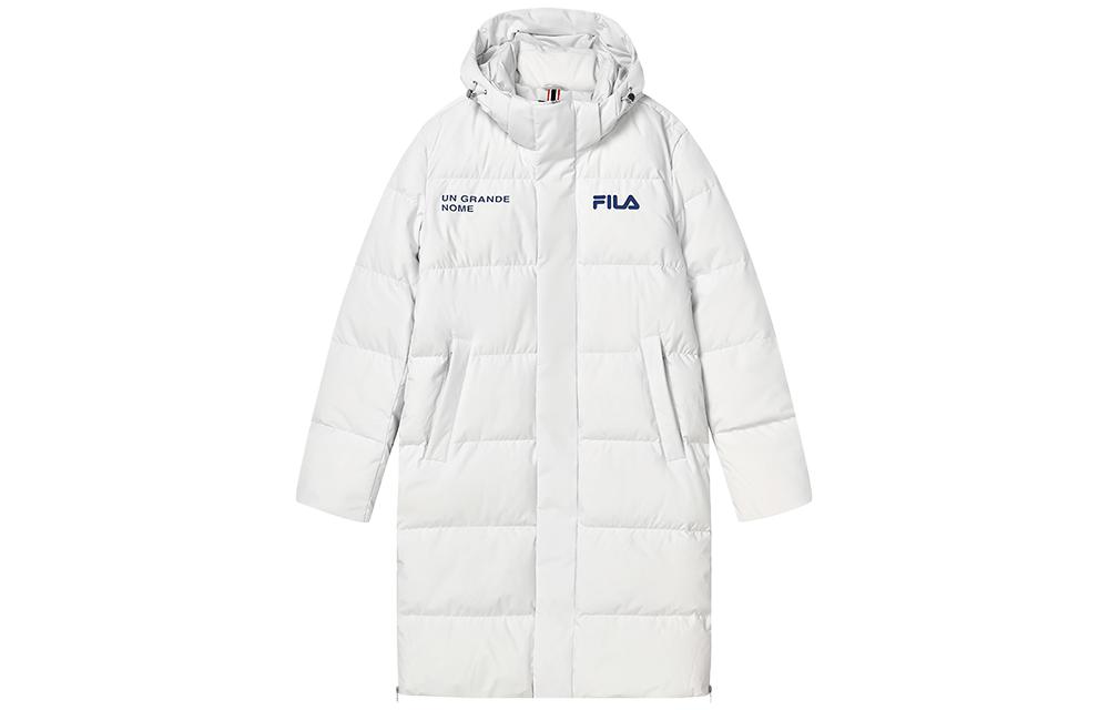 Men's Jacket FILA Down Jacket Men's Cool Stone White
