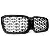 Diamond Look Front Bumper Kidney Grille for BMW X3 G01 X4 G02 2022 2023 2024 M40i sDrive20i M Sport Center Grilles Mesh