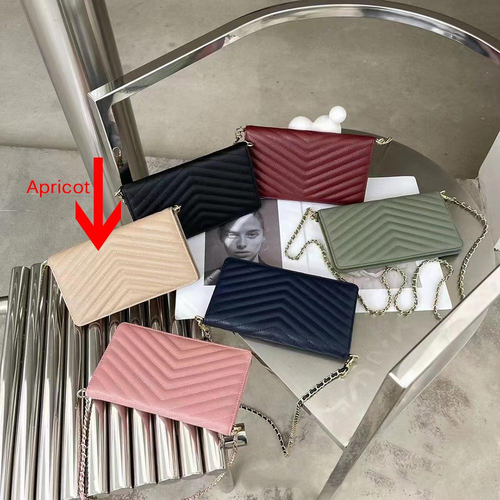 Мини Женские Сумки Кроссбоди из Натуральной Кожи Икры Плетеные Цепи Маленькая Сумка на Плечо Брендовый Стиль Стеганая Сумка Кошелек Без Логотипа