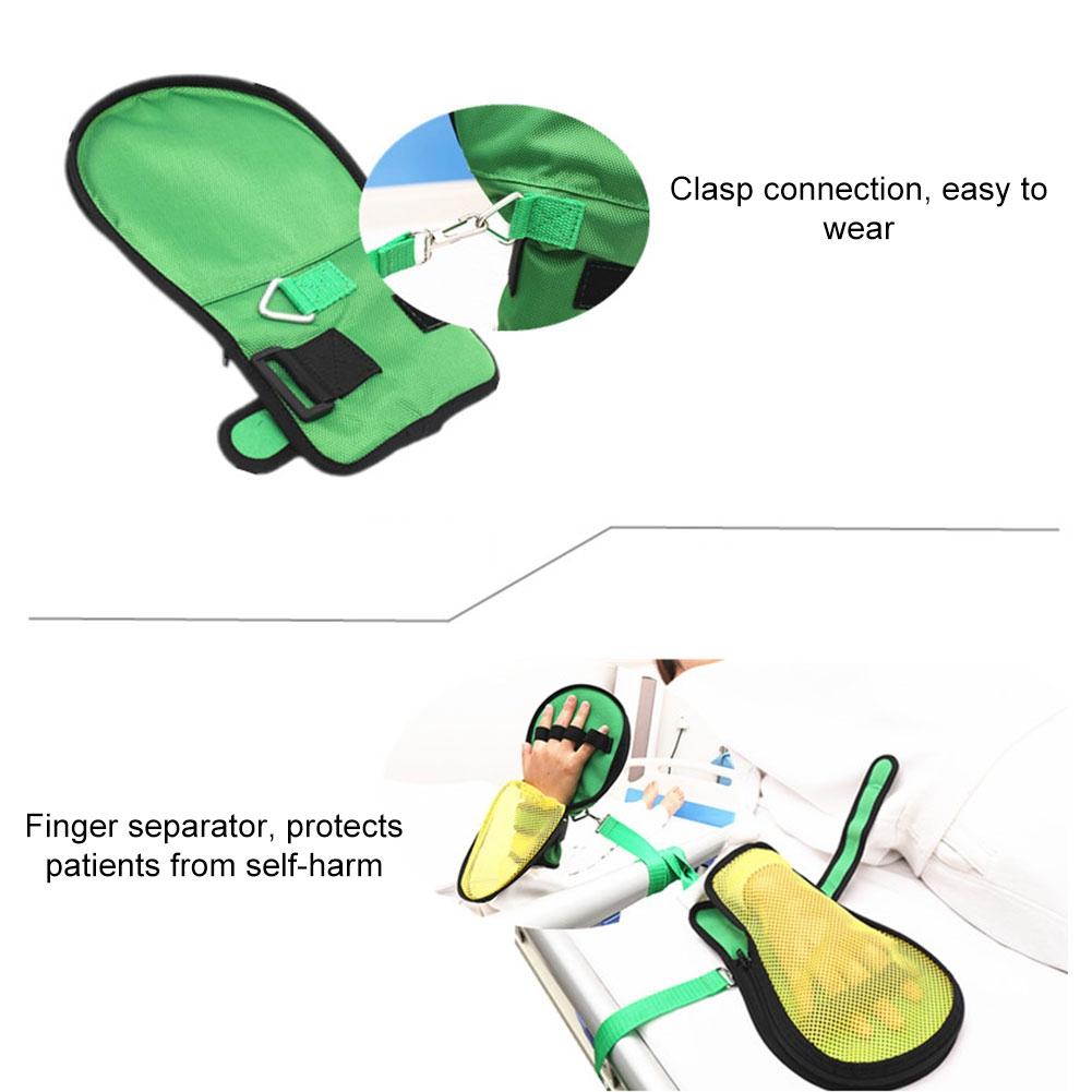 Restraints Patient Hand Infection Protectors Prevent Finger Harm Fixed Safety Control Gloves