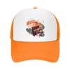 Retro Skeleton Jazz Piano Night Mesh Baseball Cap Casual Hat Outdoor  For Womens Unisex FeUnisex