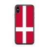 Coque Pour iPhone - PIXELFORMA - iPhone XS - Drapeau Du Danemark - Finition Mate - Design Léger