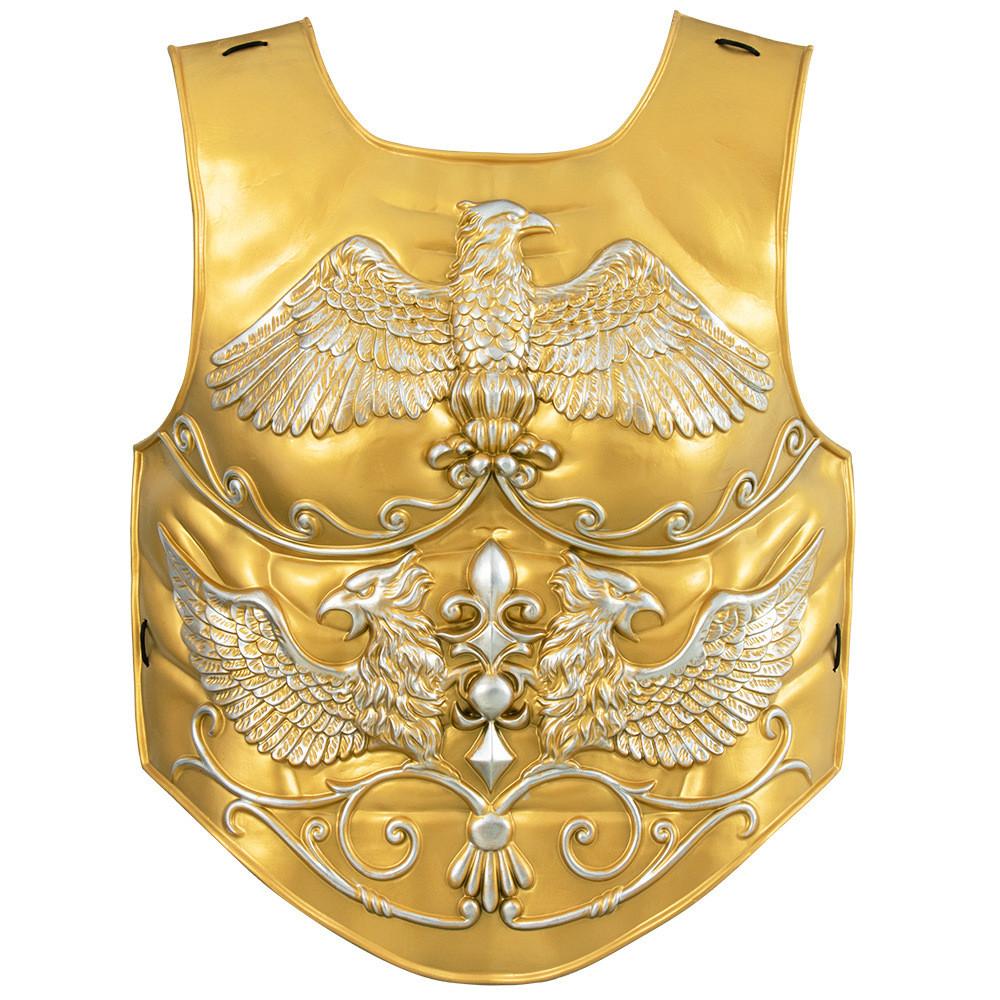 Medieval Roman Viking Knight Armor Cosplay Mask With Geometric Design For Costume Parties