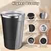 Stainless Steel Coffee Cup Thermal Mug Travel Leak Proof Thermal Bottle Tea Coffee Mug  Reusable Hot Cold Drinks Insulated Cup