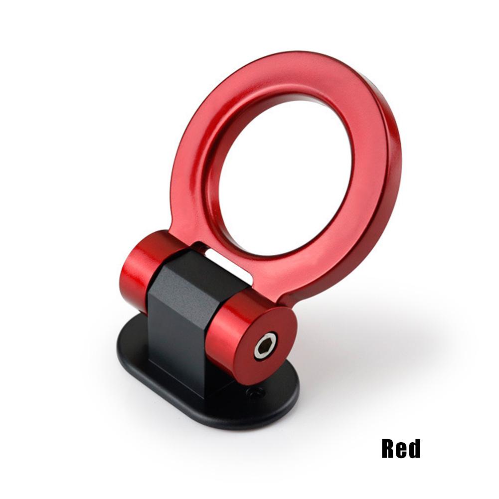 ABS Car Trailer Hooks Sticker Decoration Car Rear Front Affix Trailer Racing Ring Vehicle Towing Hook With Wrenches