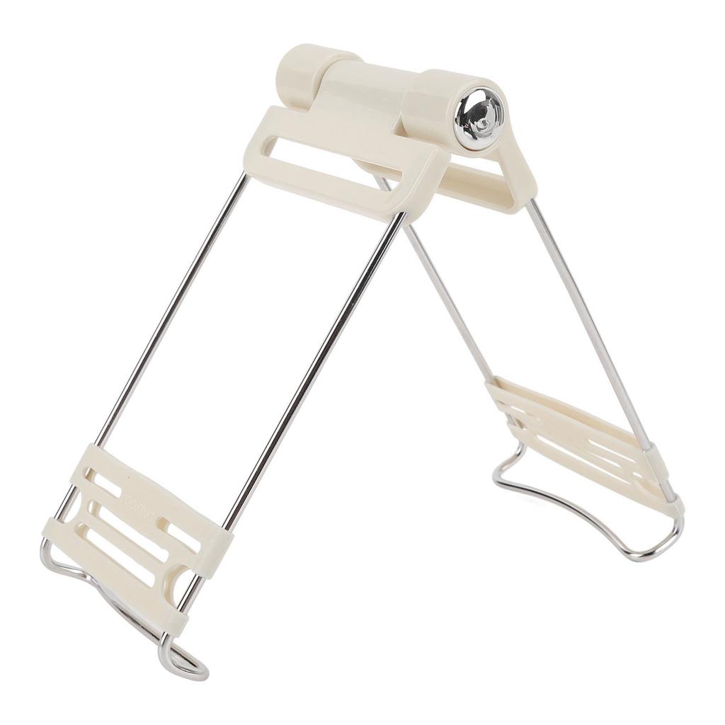 Hot Plate Gripper Stainless Steel Bowl Clip Heat Resistant Adjustable Hot Dish Plate Clip Lifter for Home Kitchen