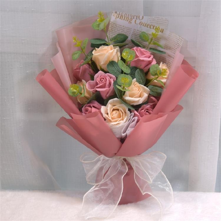 Искусственные Мыльные Лепестки Букеты Цветов Украшение Комнаты на День Святого Валентина Подарок на День Матери
