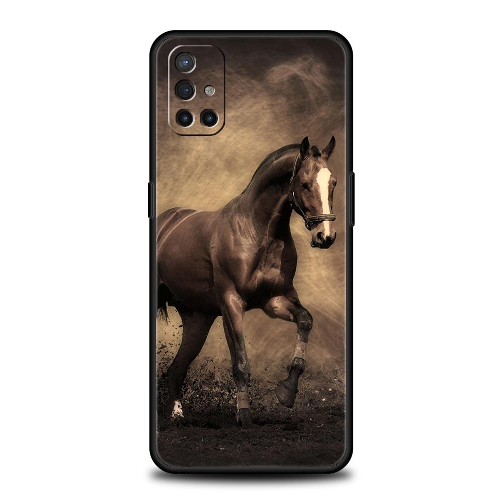 Running Horse Animal Phone Case For OnePlus 12 11 10 9 8 7 7T Pro 12R 10R 9RT 9R 8T Nord N100 N200 N10 2T CE 2 5G Soft Cover