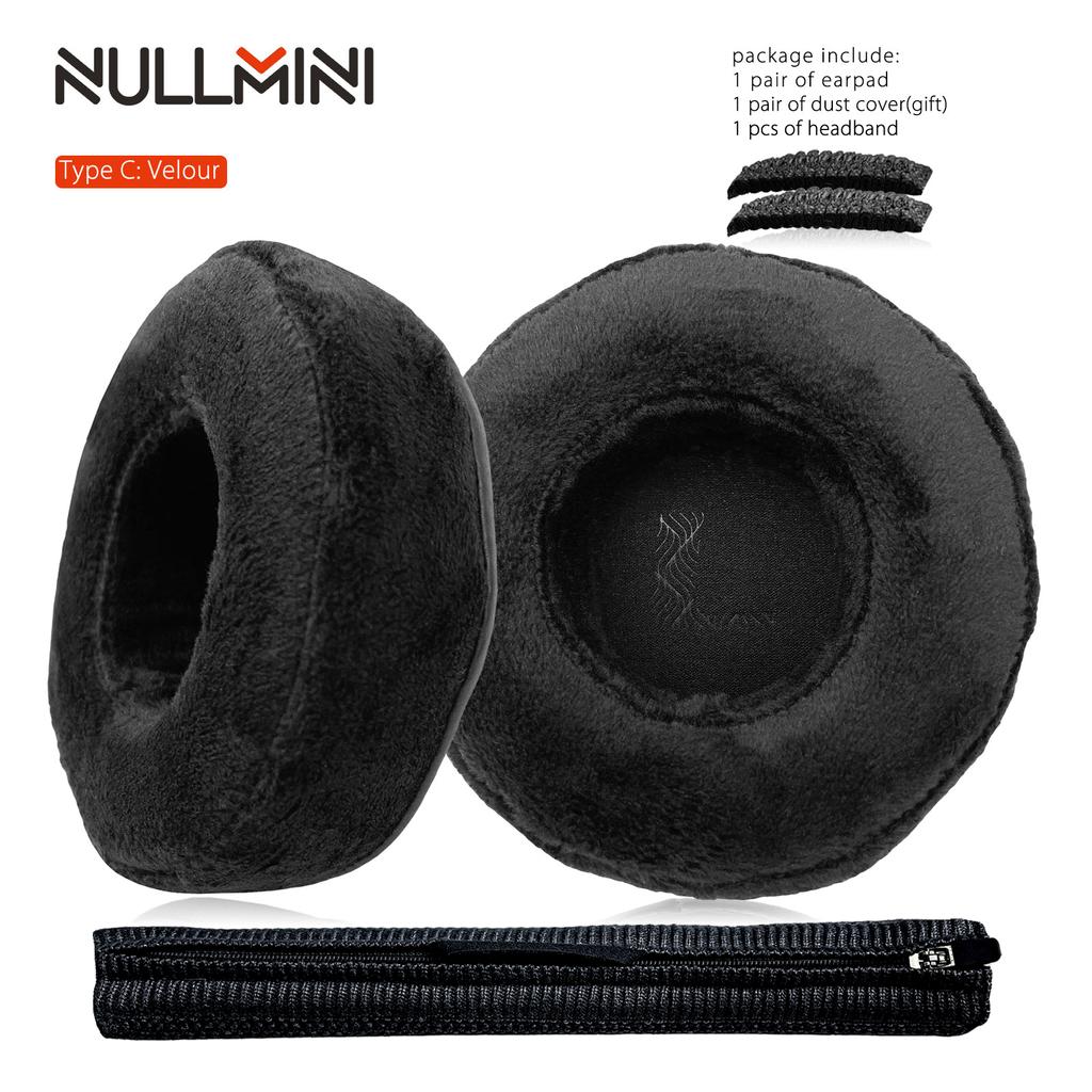 NullMini Replacement Earpads for ATH-ES10 ESW10 Headphones Ear Cushion Cooling Gel Headband