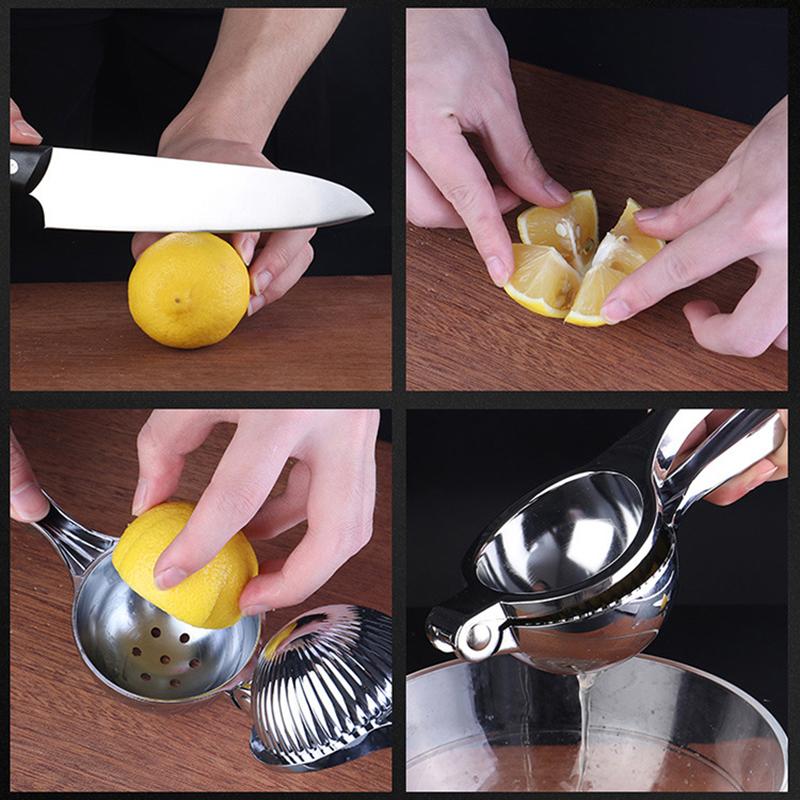 Соковыжималка для лимона, ручная соковыжималка из цинкового сплава для лайма, лимона, апельсина, соковыжималка для цитрусовых, кухонные принадлежности