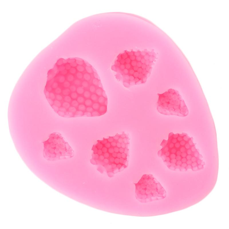 Силиконовые формы для клубники, формы для фруктов и шоколада, инструменты для украшения торта из помадки, полимерная форма для конфет, глины, формы для кексов