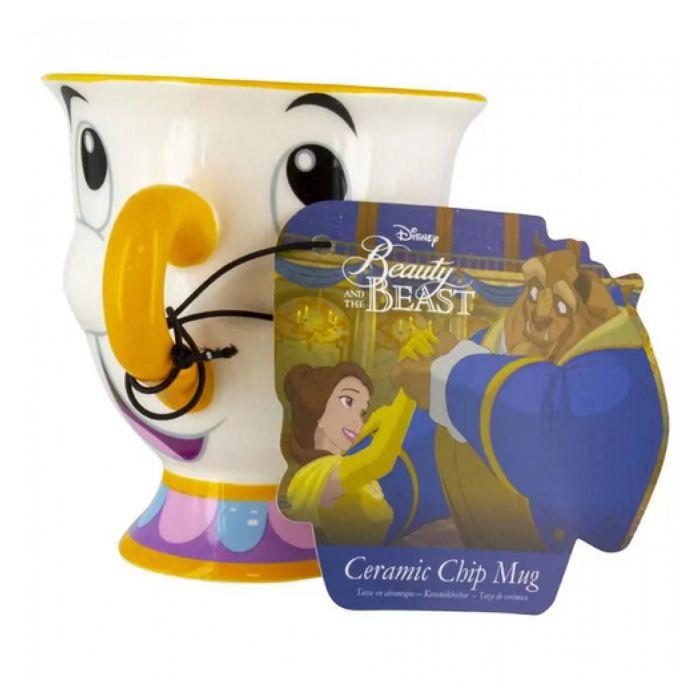 Mug - Disney - Zip - La belle et la Bête - 320 ml - Blanc